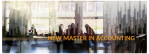 New Master in Accounting (open admission period)