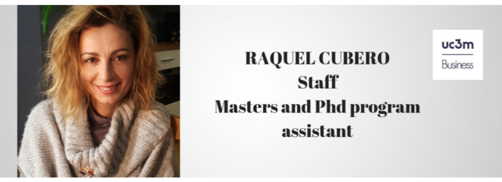 Bienvenida Raquel Cubero, nueva PAS del equipo de UC3M Business